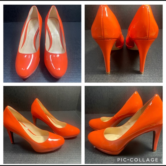 Cole Haan Shoes - BNWOB COLE HAAN NIKE AIR BRIGHT ORANGE PUMPS SIZE 5M STUNNING PRICE VERY FIRM!